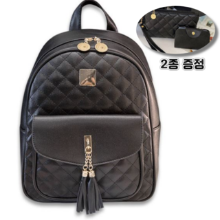 엘로안 여성 데일리 퀄팅 누빔 백팩