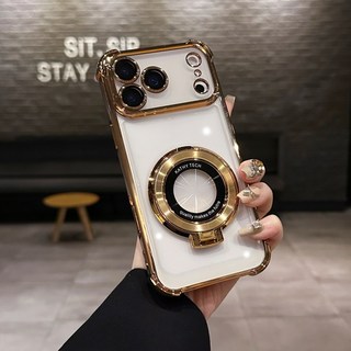 iPhone 17 Pro Max/17 Pro/17 Air/17 手機殼 電鍍氣囊防摔殼 Magsafe磁吸支架