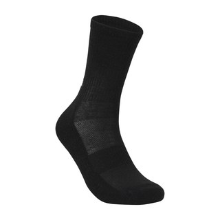 DASAMA 텐셀 런 크루 스포츠 런닝 마라톤 운동 속건성 쿠션 기능성 양말, 블랙, 1개