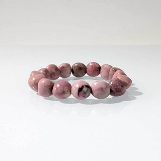 【杰鴻】玫瑰石三角珠手串12MM寶石珠珠DIY手工材料