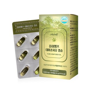 참굿즈 오메가3 오메가6 대마종자유 1000mg x 30캡슐, 3개, 30정