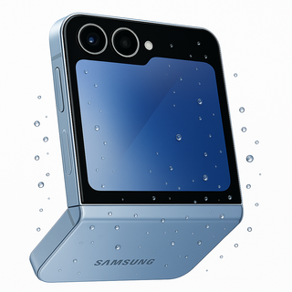 [삼성전자 갤럭시 Z플립6 블루 색상 이미지]