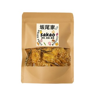 坂尾家 芝麻鮮魚骨酥，酥脆涮嘴，獨立包裝，休閒零食首選, 100g, 1個