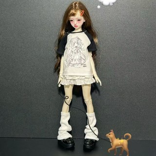 BJD 娃衣套裝 休閒學院風
