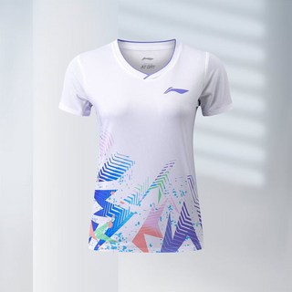 LN 短袖羽球衣訓練服比賽隊服，情侶款速乾透氣運動套裝，多色可選, 女上衣,XL, 1個