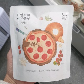 딜라이트 프로젝트 베이글 칩 리얼피자, 1개, 60g