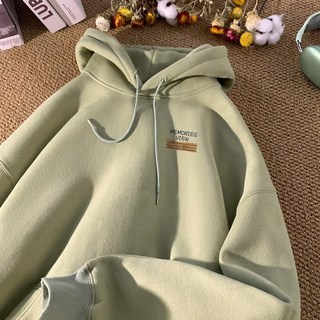 衛衣男2025新款春秋青少年重磅長袖連帽衛衣潮流ins美式潮牌帽衫