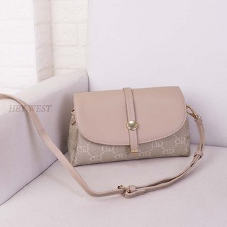 Derby 雙D花色系列 馬鞍包 斜背包 長夾可放 側背包 6204