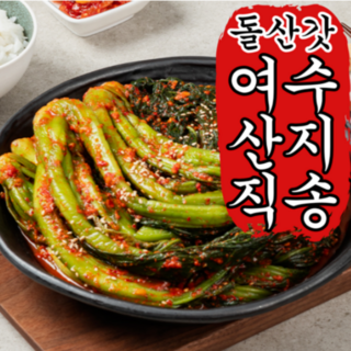 [남도의 양념진한] 국내산 전라도 여수 돌산 갓김치, 1개, 3kg