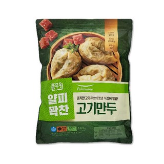[풀무원]얇은피 꽉찬속 고기만두 1320g 코스트코, 아이스박스, 1개, 1.32kg