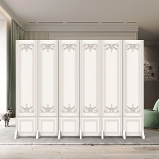 이동식 접이식 패브릭 가림막 셀프가벽 파티션 사무용 주방 거실 공간분리, 스타일 A08, 1200mmx1800mm(3단), 묵인하다