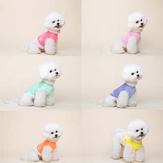 강아지 쿨조끼 쿨링조끼 크롭티 쿨나시, 라벤더, 1개