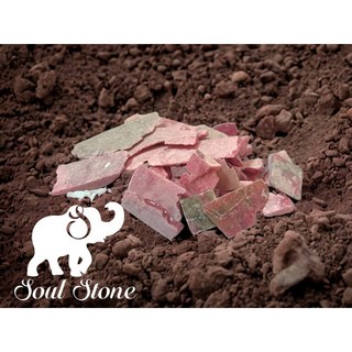 石之靈Soul Stone 天然水晶 薔薇灰碎石 100g