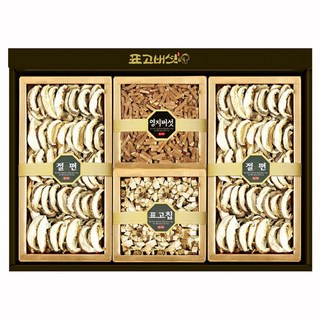 [표고아빠]참나무 국산 말린 표고버섯 선물세트, [장생4호](부직가방), 1개