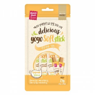 요고 소프트 강아지파우치 12gX6개 양고기와치즈, 1개, 양고기와 치즈, 72g