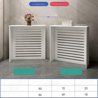 욕실 난방 분배기 밸브 커버 배관 가리개 수도관 덮개 루버 하부 가림함 온수 인테리어, 1개, 기본 색상