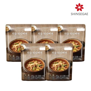 [피코크] 우리집 차돌된장찌개 500g x 5팩, 5개