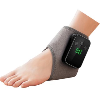 SEWEEK 저주파 발목 안마기 무선 진동 안마기 찜질기 발바닥 발등 안마기, ST-321F(회색)