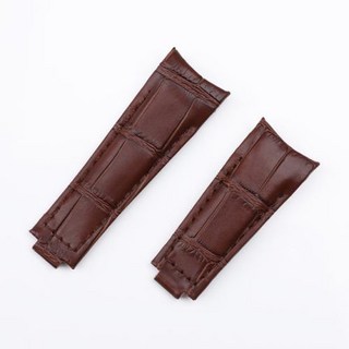 롤렉스 호환 시계줄 스트랩 서브마리너 GMT 데이저스트 헐크 그린 소가죽 손목 밴드 커브드 엔드 소프트 가죽 시계 20mm 로렉스 호환용