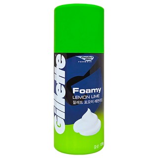 질레트 정품 포오미 레몬라임 쉐이빙폼, 175g, 2개