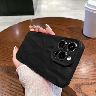 高級感適用iphone17/14promax手機殼13/11磨砂褶皺12軟套防摔16