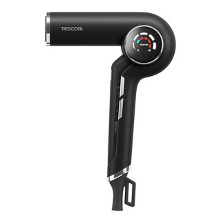 TESCOM 沙龍級速乾修護離子吹風機 340g, TD980ATW, 曜石黑