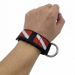 스쿠버다이빙 필수품 악세사리 체결 손목 밴드 스트랩, 블랙