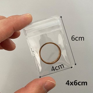 쥬얼리수납 악세사리 가죽 투명 PVC 보석 파우치 백 산화 방지 지퍼 잠금 보관 가방 귀걸이 목걸이 팔찌 디스플레이 포장 20 개