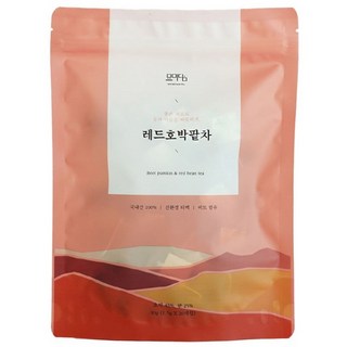 묘미담 레드 호박팥차 티백 국내산, 20개입, 1개