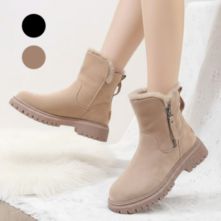 슈엔룩 퓨심 여성 발편한 방한화 기모안감 보온 겨울신발 부츠