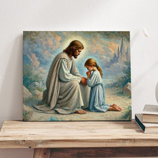 성경액자 말씀 묵상 종교 교회인테리어액자 캔버스그림액자 말씀을 따르는삶 10종, 03.주님의아이