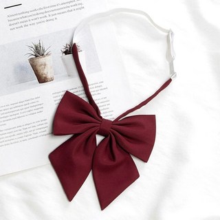 【砂糖夢境】酒紅色畢業領帶日系jk免打學生學院風學士服領結女校服襯衫裝飾潮