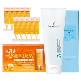 [BEST기획] 다노 AS 아쿠아세럼 250ml + 마카리조 허니듀세럼 5ml 10개입, 1세트