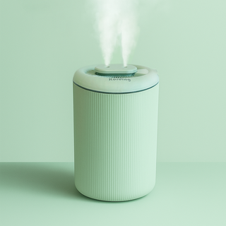 코딩 대용량 무드등 초음파 가습기 4.5L 2중 분무 간편세척 상부급수, 올리브그린