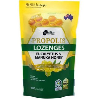 True Blue 프로폴리스 유카리마누카꿀 500g 사탕 목캔디