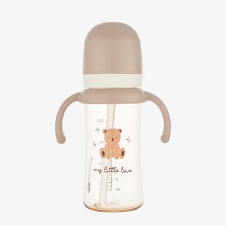 에디슨 리틀러브 PPSU 빨대컵, 베이지, 1개, 250ml