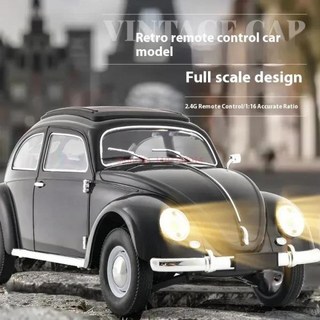 오프로드rc카 Wpl 1/16 Rc 자동차 D62 미니 Vw Beetle 하드톱 세단 모델 1949-1963 원격 제어 등반 장난감, 01 RTR, 1개, [02] RTR 1B