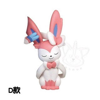 M.M小舖 寶可夢倚肩公仔06 仙子伊布 全4款 轉蛋 扭蛋 仙子伊布1A591, 1個, D款/仙子伊布1A591