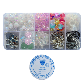 비즈 스트랩 만들기 diy 세트 공예, 혼합색상, 1개