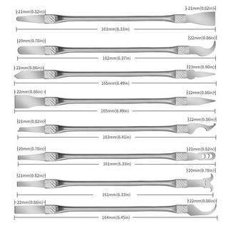 限時%特價 八合1拆机维修工具 拆CPU撬刀 电脑手机电子部件拆卸CPU研磨8件套, 1個, 8合1拆机撬刀