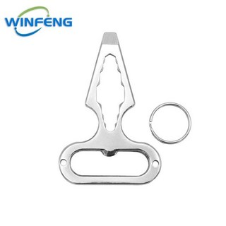 병따개가 있는 다기능 자기 방어 키 체인 방수 휴대용 Defensa 개인 EDC 도구 스팅어 렌치 스크루 드라이, 01 Bottle Opener