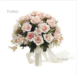 台灣出貨 熱賣 新娘捧花 森系韓系手捧花 婚禮拍攝道具 拍照仿真花束 影樓婚紗攝影旅拍 婚禮捧花 仿真捧花, 全粉六角枚, 1個