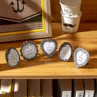 클래식 엔틱 미니 액자 5개입 탁상용 포토 사진, 1개