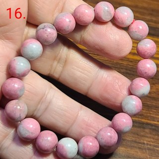 薔薇輝石薔薇石手鍊手環玫瑰石女人石9mm天然水晶玉石特賣