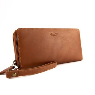 【CALTAN】 多卡位手拿包大容量真皮長夾-072467