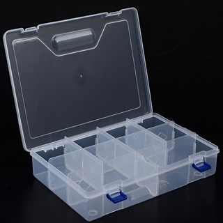 소품 케이스 대형 반투명 보관 함 수납 파우치 조직 정리 크래프트 용기 젠틀 자기 관리