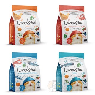 3貓2館 送肉泥 囍碗 Loveabowl 天然無穀糧 全齡貓 喜碗 貓飼料 貓糧 加拿大飼料 1kg 4.1kg, 1號雞肉,1kg送肉泥1包, 1個