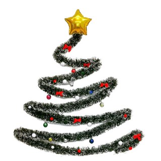 땅떼아 1+1+1 모루트리장식 꾸미기 크리스마스모루 미니리스, 3개, 눈꽃모루그린ee