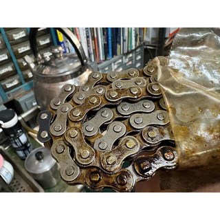 大肚山產五金行 工業鏈條 機械鏈條 滾鏈條 T.Y.C 415# 420#庫存出清, 1個, 420#