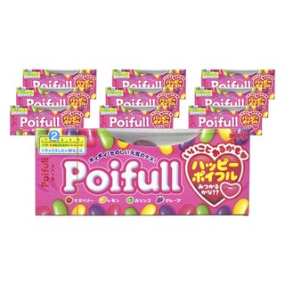 meiji 明治 Poi-ful 軟糖 覆盆莓 + 檸檬 + 青蘋果 + 葡萄口味, 10個, 53g